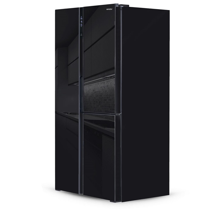 Купить Холодильник Ginzzu NFK-610 Black glass — Фото 2