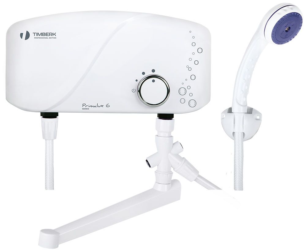 Купить Водонагреватель проточный TIMBERK WHEL-3 OC кран — Фото 2