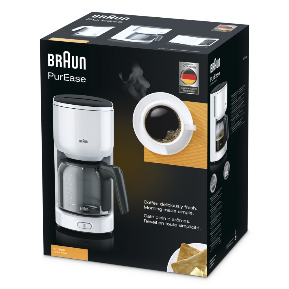 Купить Кофеварка BRAUN KF 3100 WH — Фото 3