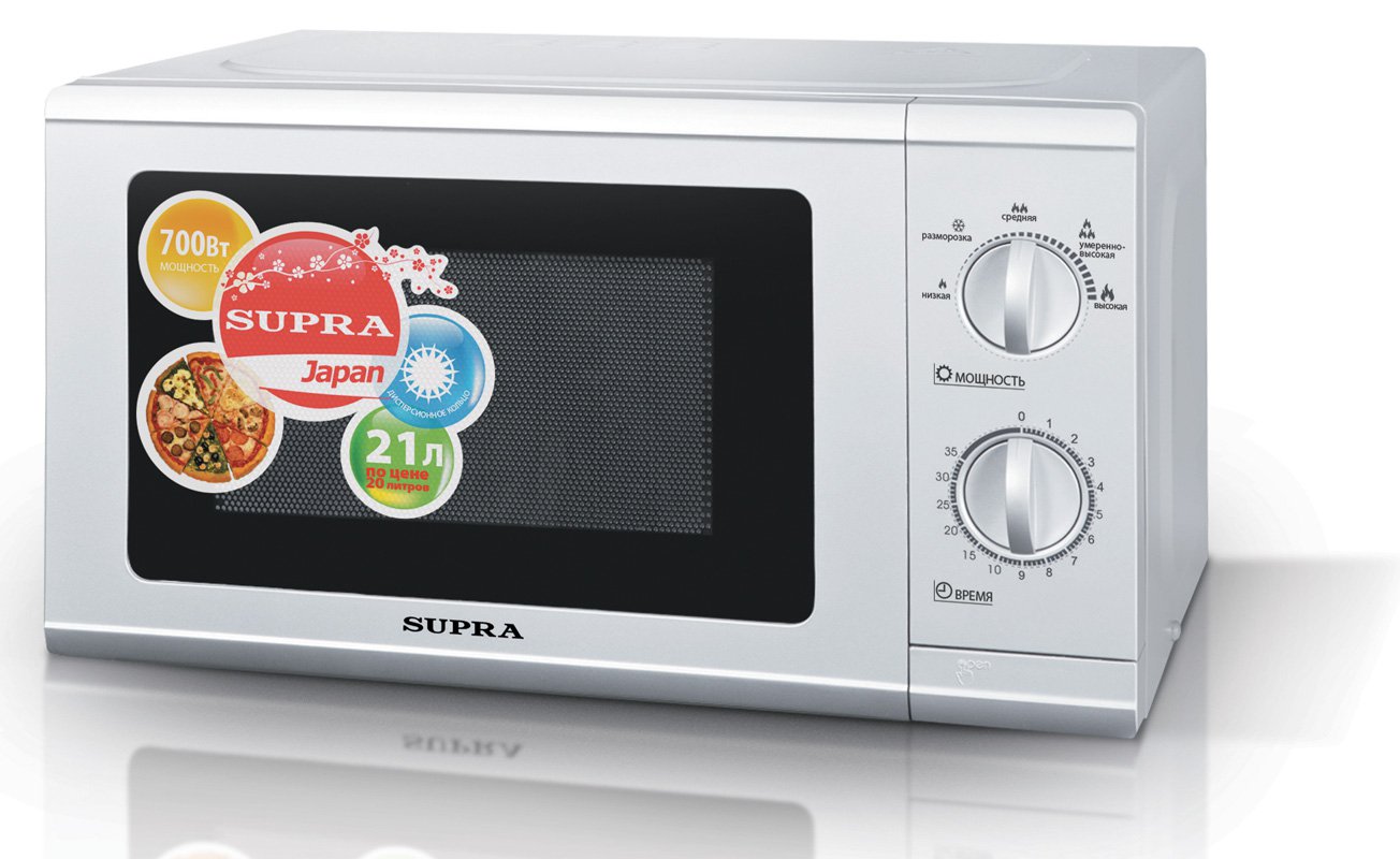 Микроволновая печь SUPRA MWS-2108MW																		 — описание, фото, цены в интернет-магазине PT Stores