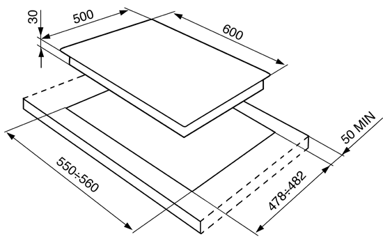 Купить Газовая варочная панель SMEG SR764BS — Фото 2