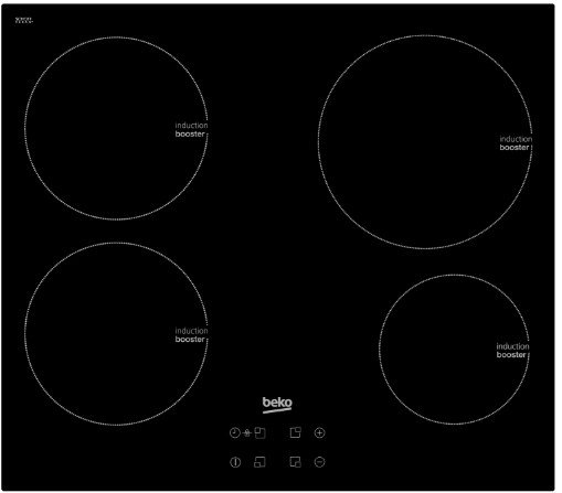Индукционная варочная панель BEKO HII 64400 AT																		 — описание, фото, цены в интернет-магазине PT Stores