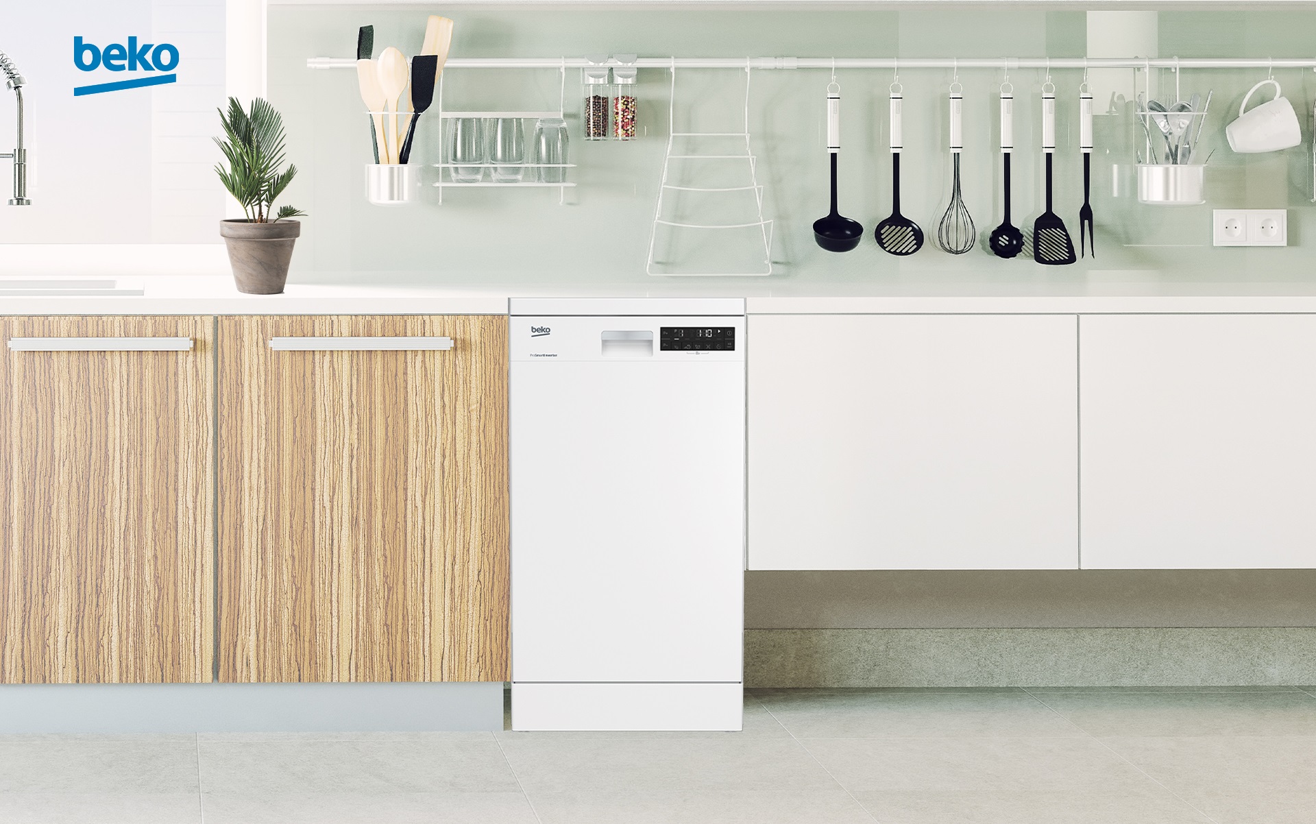 Купить Посудомоечная машина BEKO DFS28120W — Фото 2