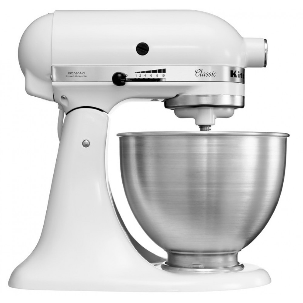 Миксер KitchenAid 5K45SSEWH																		 — описание, фото, цены в интернет-магазине PT Stores