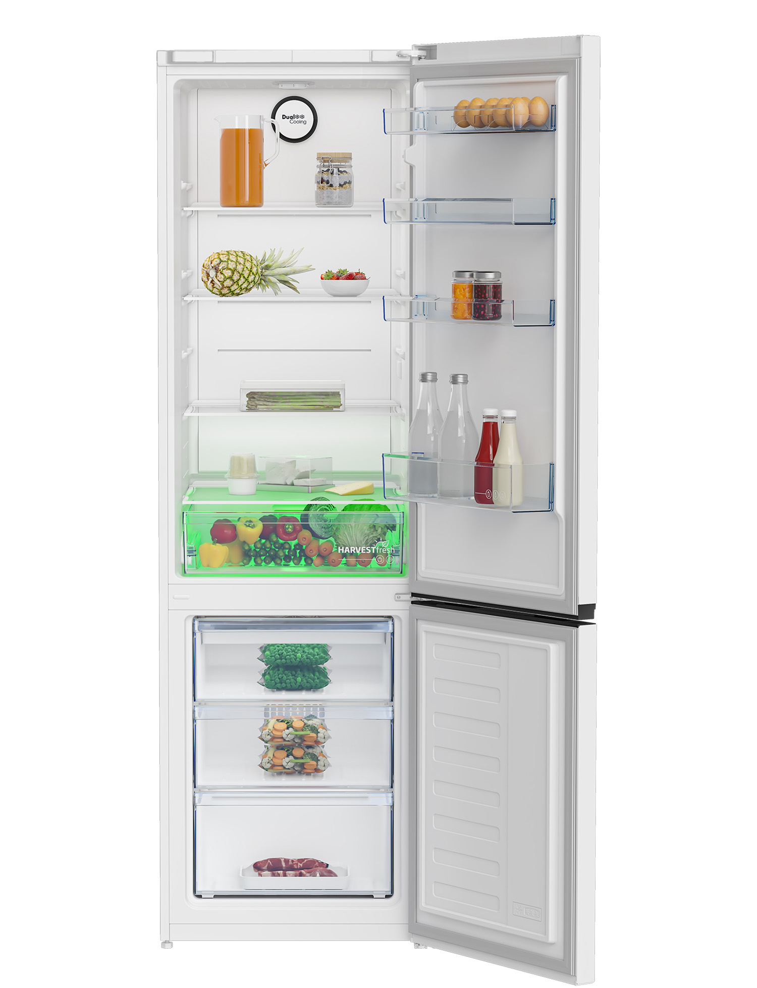 Купить Двухкамерный холодильник BEKO B1DRCNK362W — Фото 2