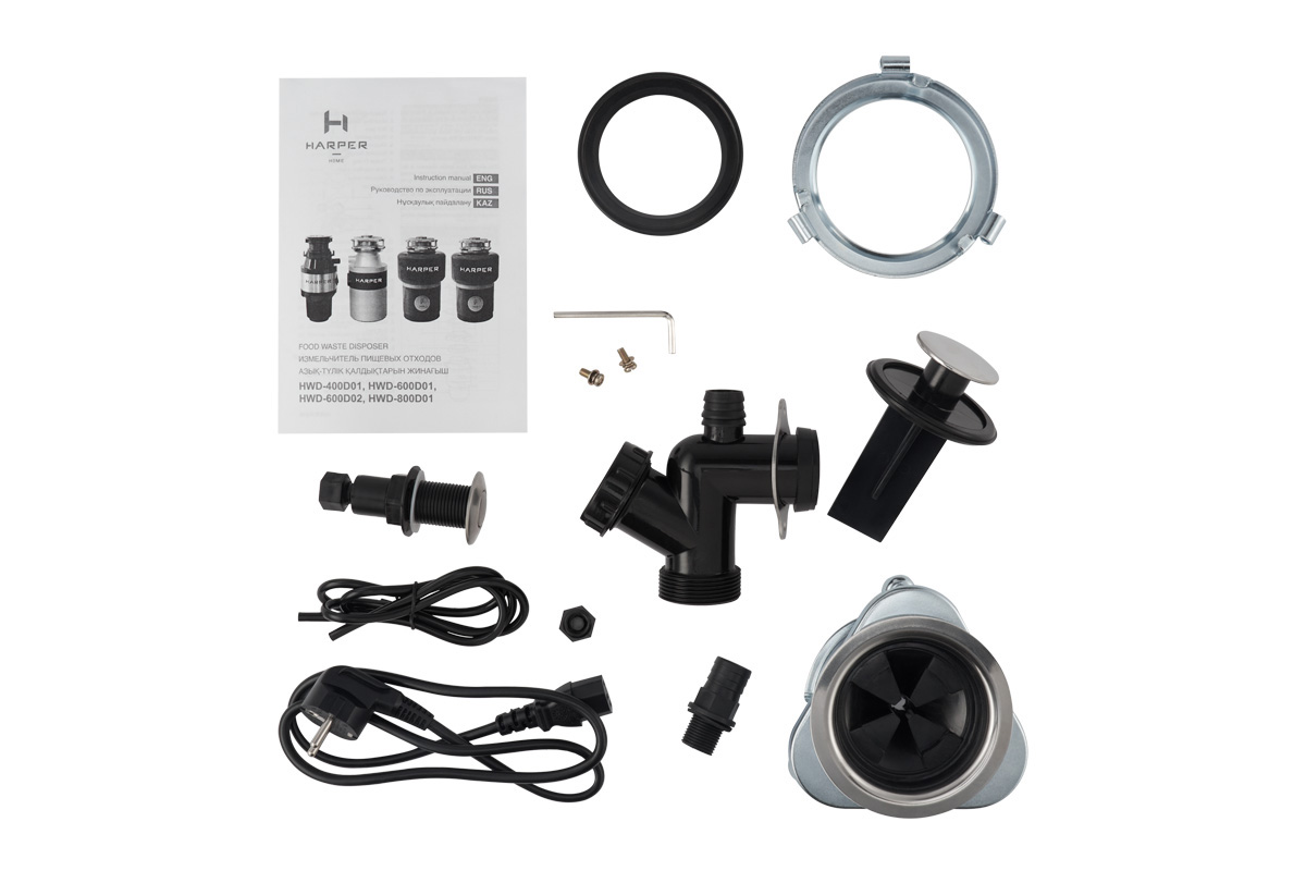 Купить Измельчитель пищевых отходов HARPER HWD-600D01 — Фото 3