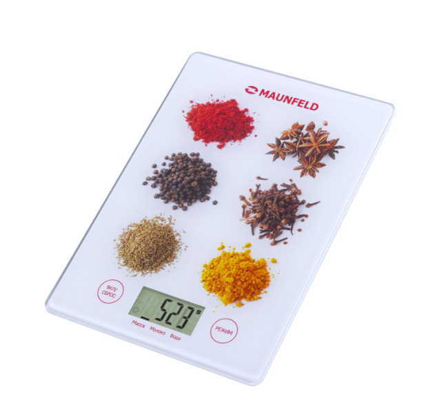 Кухонные весы MAUNFELD MKS-519G01																		 — описание, фото, цены в интернет-магазине PT Stores