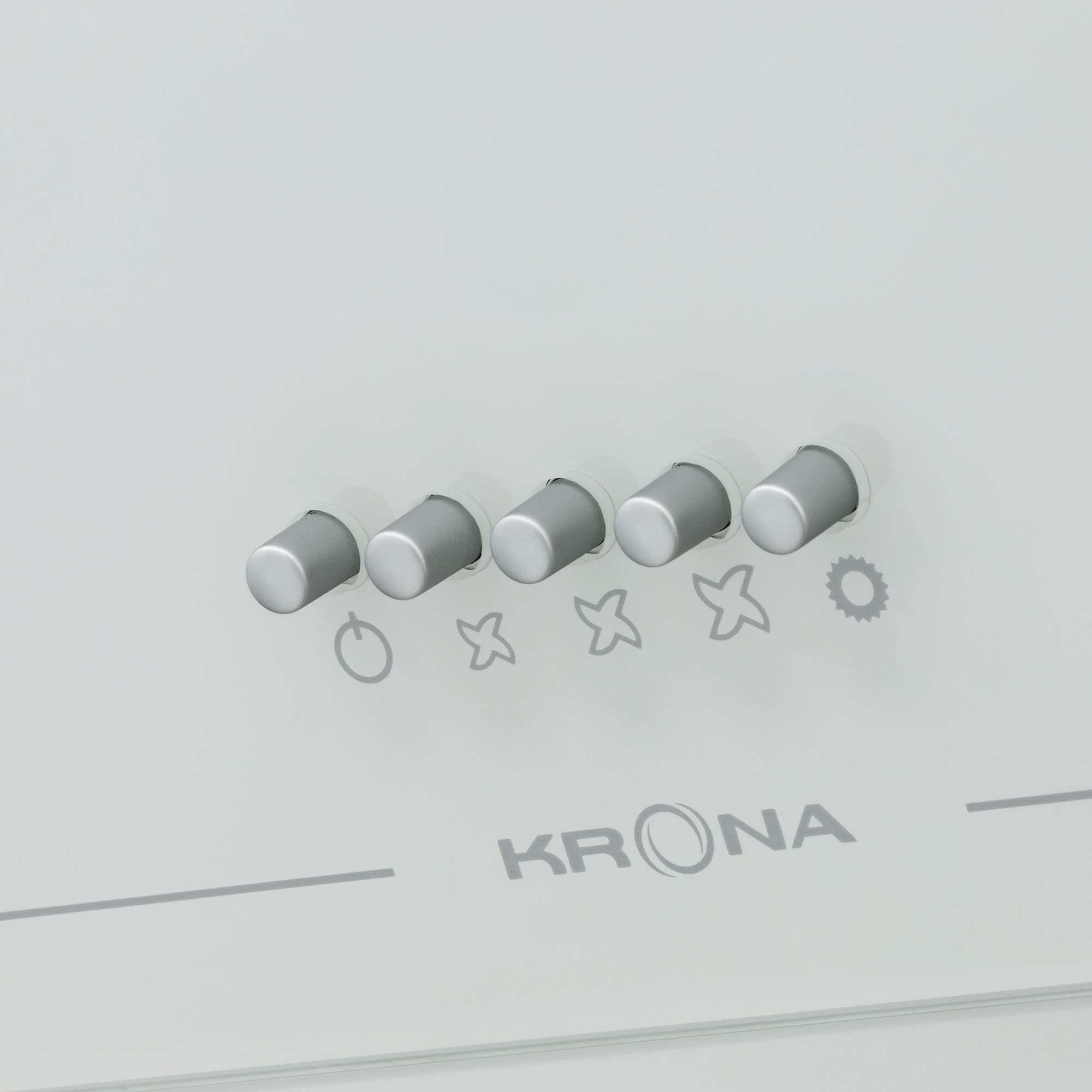 Купить Наклонная вытяжка KRONA JINA 600 WHITE PB — Фото 9