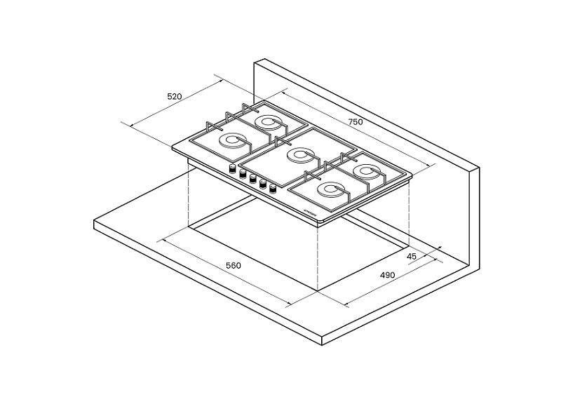 Купить Газовая варочная панель KUPPERSBERG TG 799 C — Фото 4
