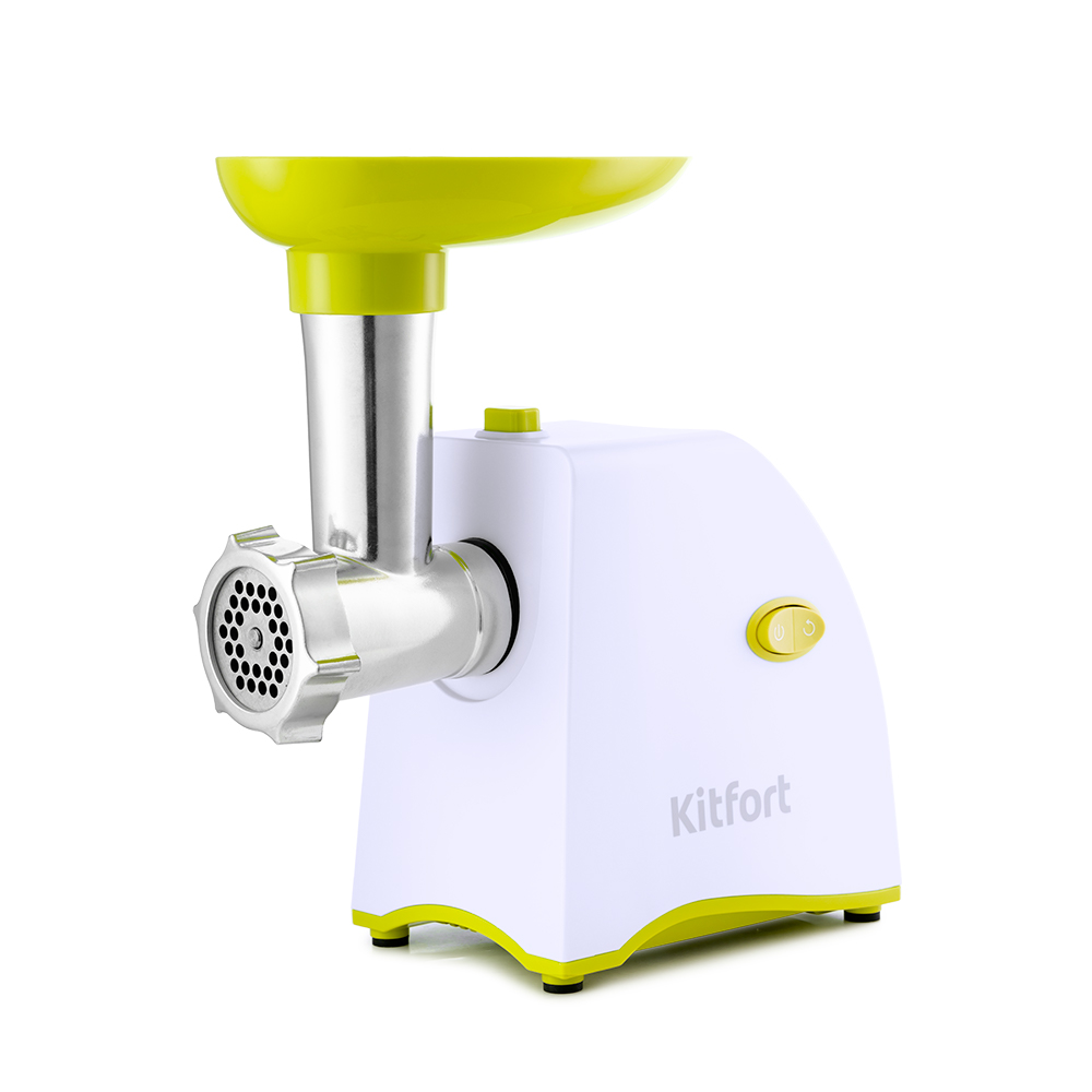 Мясорубка Kitfort КТ-2111-2 белый/салатовый																		 — описание, фото, цены в интернет-магазине PT Stores