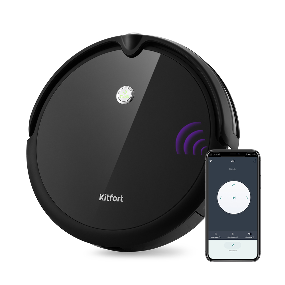 Робот-пылесос Kitfort KT-590																		 — описание, фото, цены в интернет-магазине PT Stores