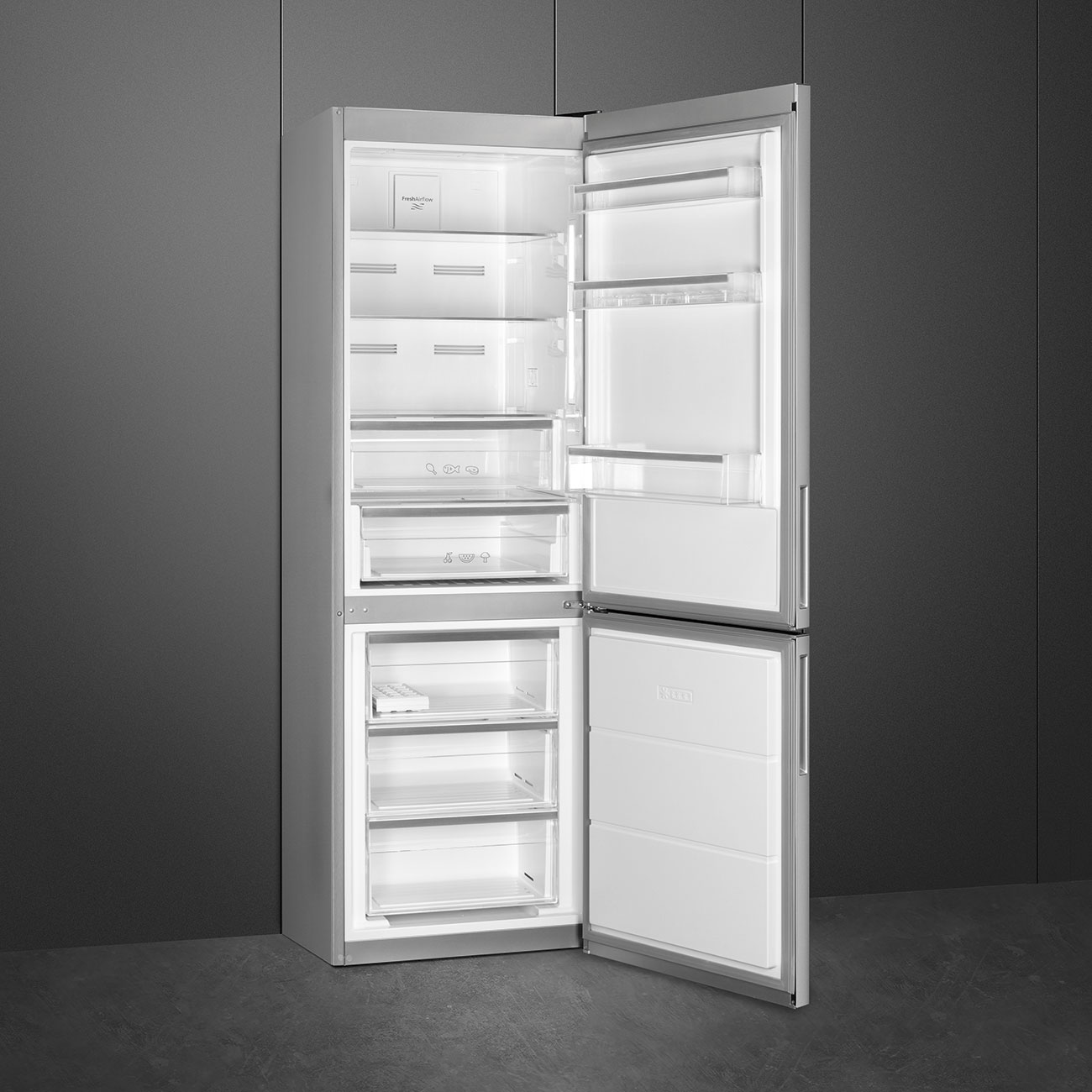 Купить Двухкамерный холодильник Smeg FC20EN1X — Фото 2