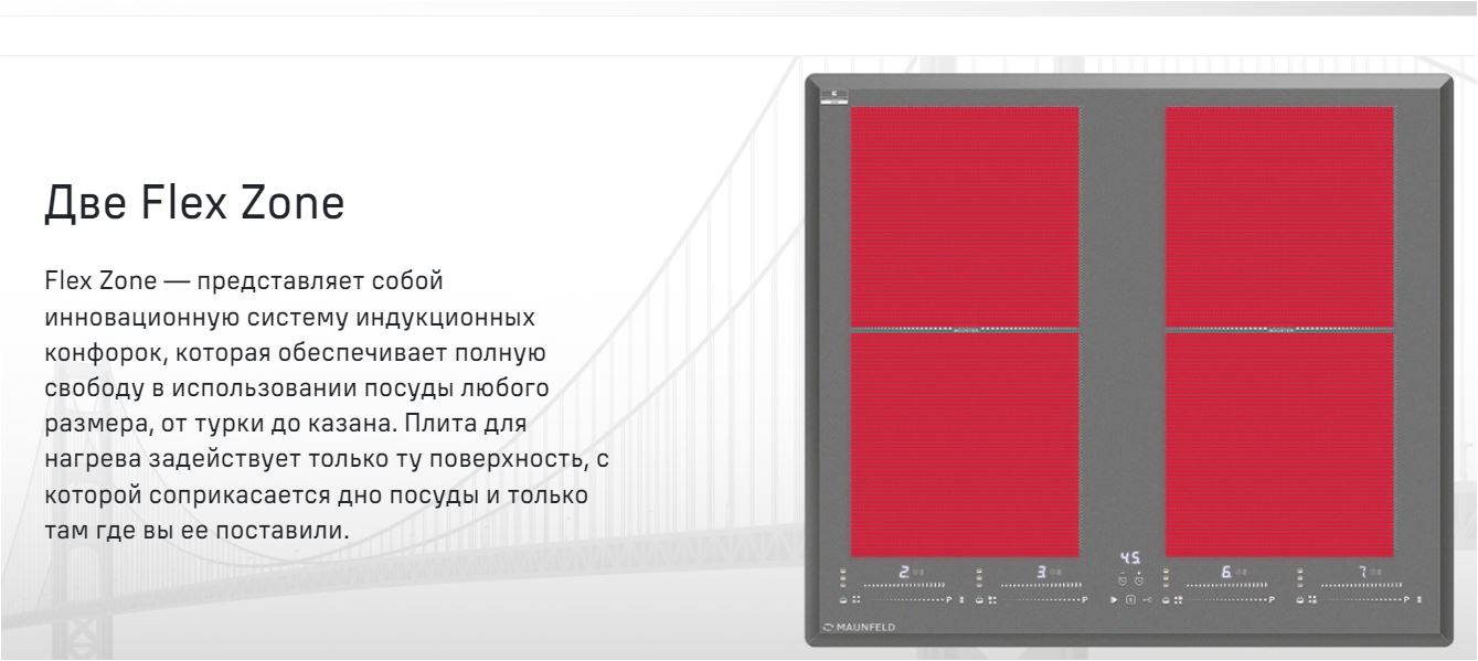 Купить Электрическая варочная панель MAUNFELD CVI594SF2DGR — Фото 2
