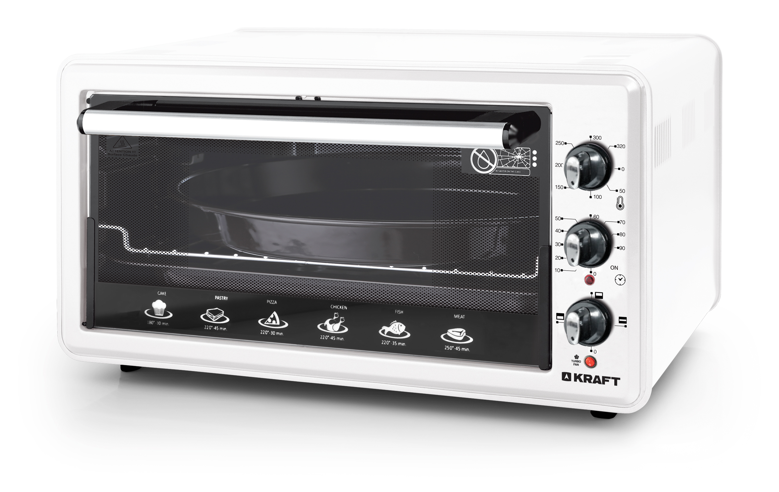 Мини-печь KRAFT KF-MO 4511 KW																		 — описание, фото, цены в интернет-магазине PT Stores