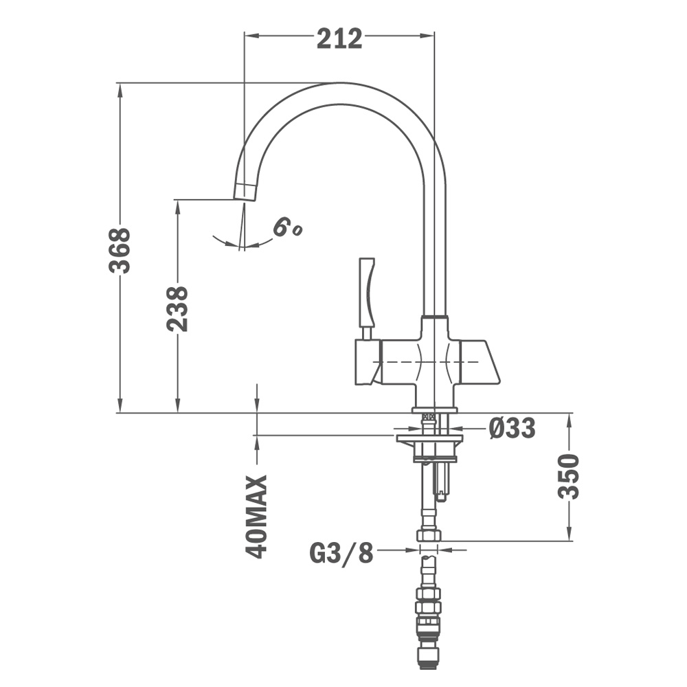 Купить Смеситель TEKA OS 200 CHROME — Фото 2