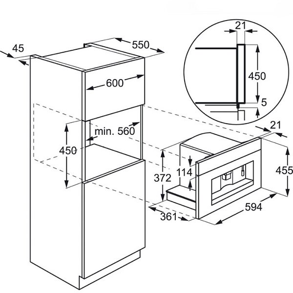Купить Встраиваемая кофемашина Electrolux EBC 54524 OX — Фото 2