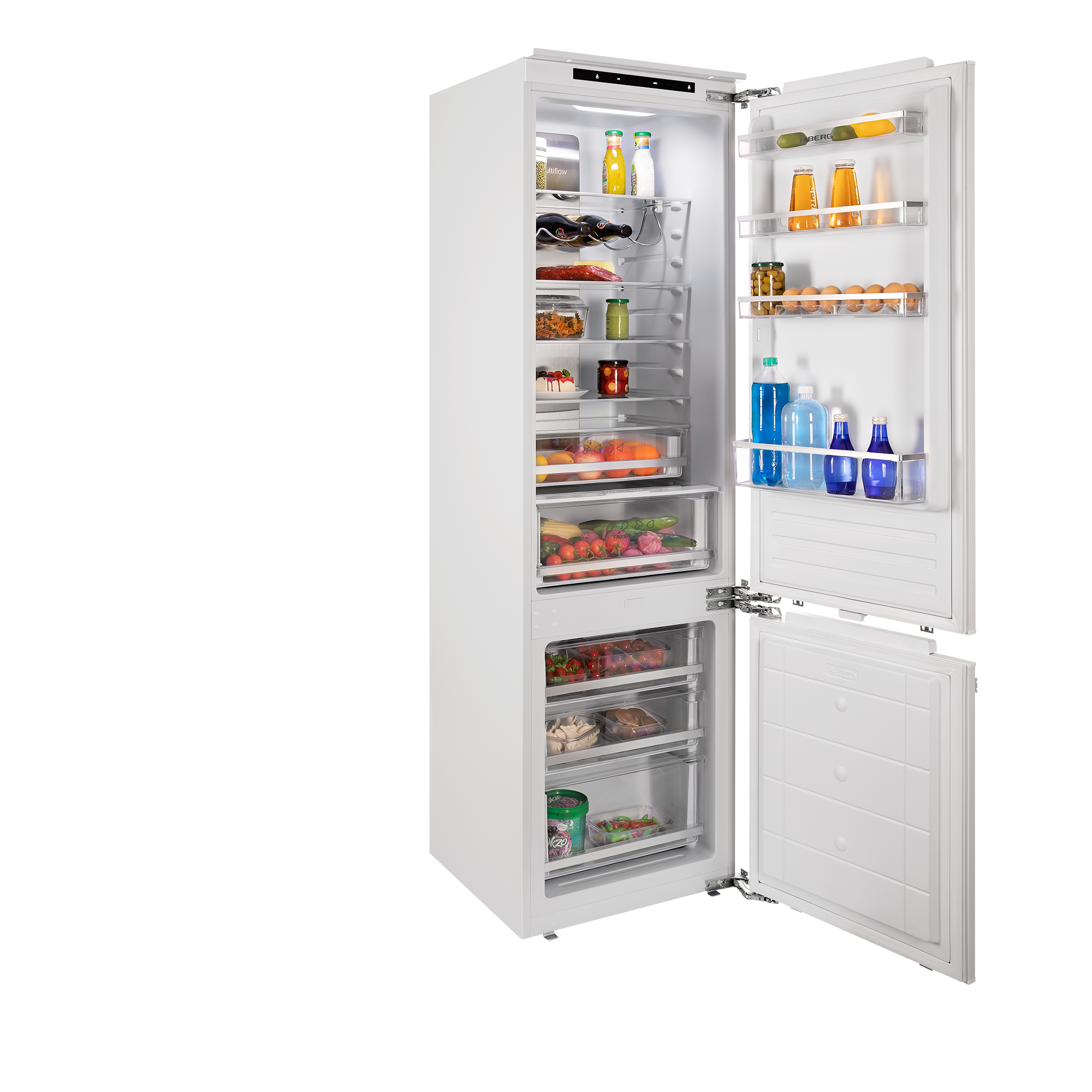 Купить Встраиваемый холодильник HIBERG RFCB-455F NFW inverter — Фото 3