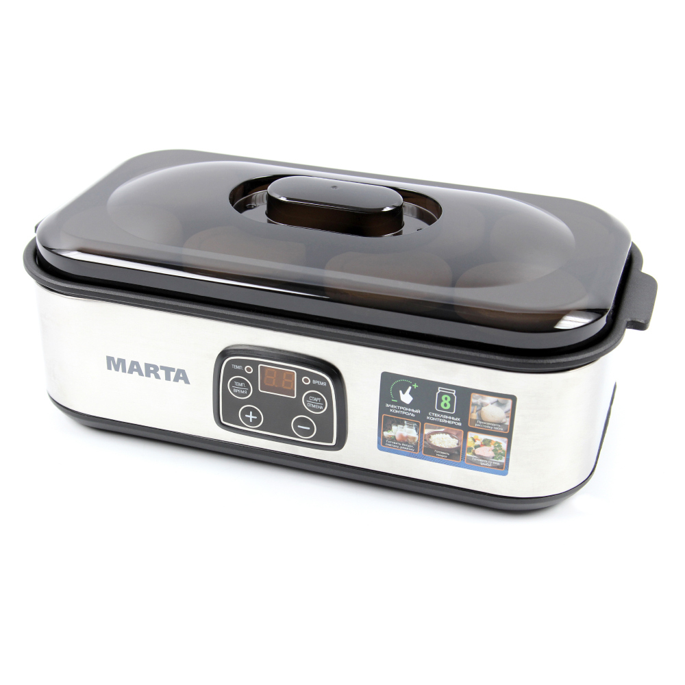 Йогуртница MARTA MT-1854 черный жемчуг																		 — описание, фото, цены в интернет-магазине PT Stores