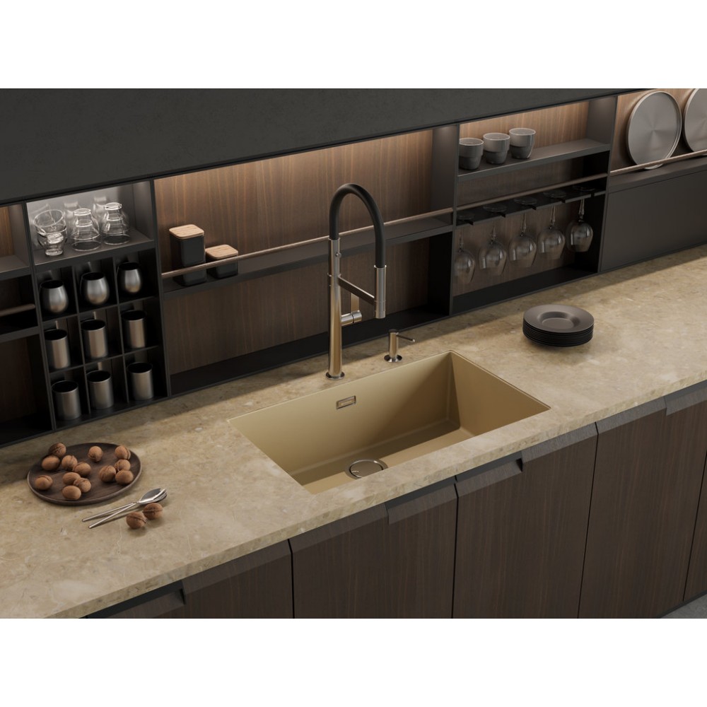 Купить Мойка OMOIKIRI Yamakawa 75T-U/I-BL Tetogranit/черный — Фото 4