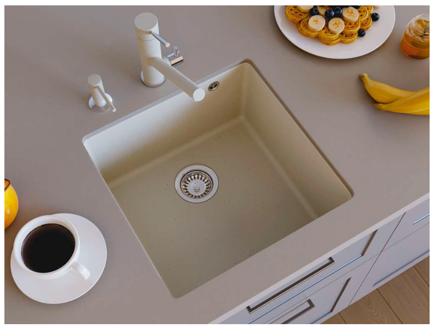 Купить Мойка OMOIKIRI Bosen 44-U-PL Tetogranit/платина — Фото 3