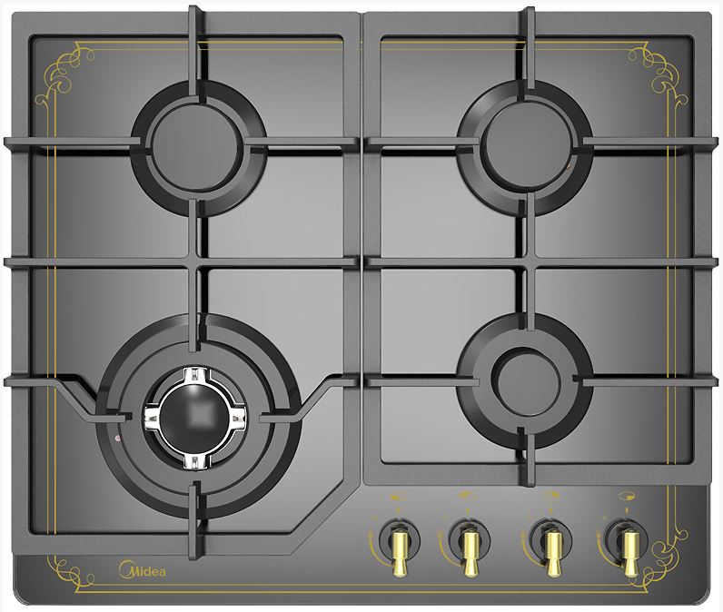 Газовая варочная панель Midea Q084GFD-AN																		 — описание, фото, цены в интернет-магазине PT Stores