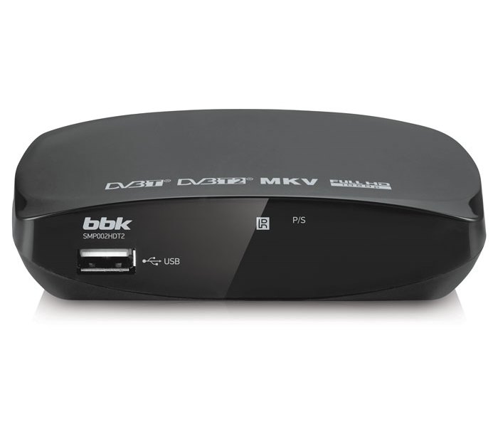 ТВ Тюнер BBK SMP002HDT2 темн. серый																		 — описание, фото, цены в интернет-магазине PT Stores