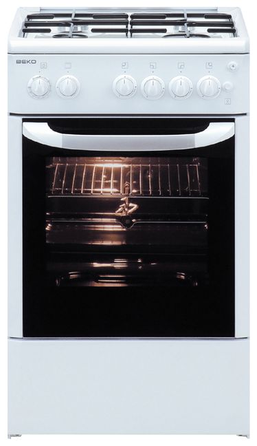 Газовая плита BEKO CG 51110 GX																		 — описание, фото, цены в интернет-магазине PT Stores