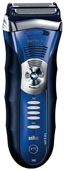 Электробритва BRAUN Series 3 380 wd																		 — описание, фото, цены в интернет-магазине PT Stores