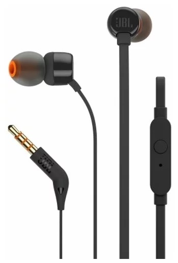 Наушники JBL T 110 Black																		 — описание, фото, цены в интернет-магазине PT Stores