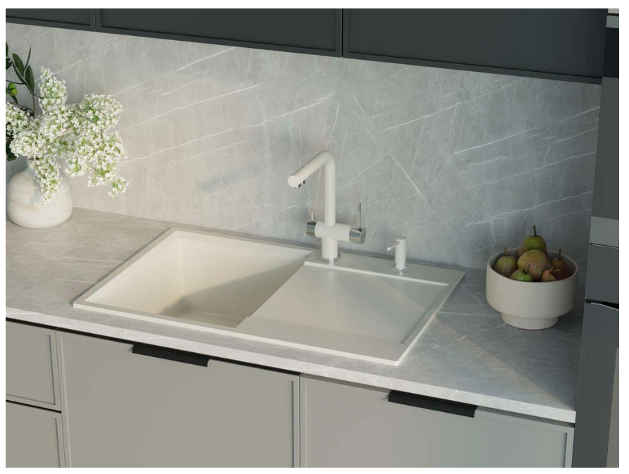 Купить Мойка OMOIKIRI Daisen 78T-SA Tetogranit/бежевый — Фото 3