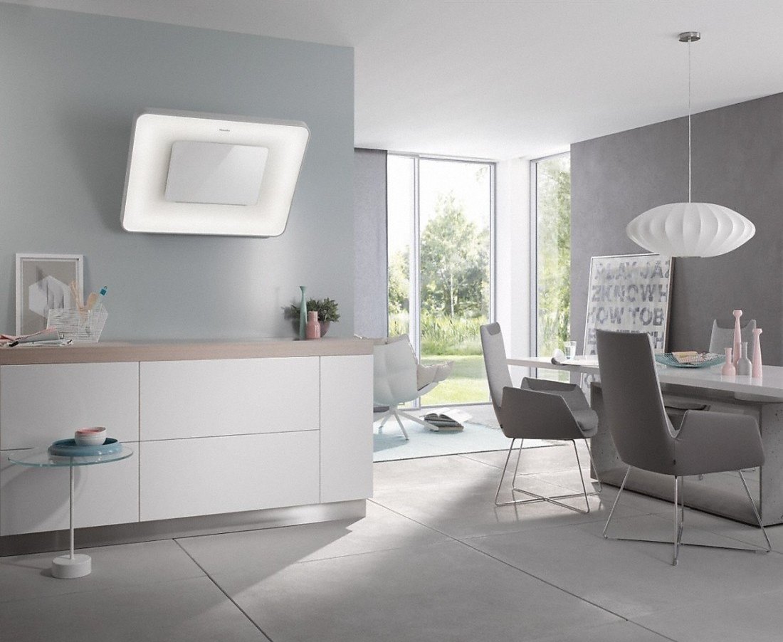 Купить Наклонная вытяжка MIELE DA6999 W Pearl — Фото 4