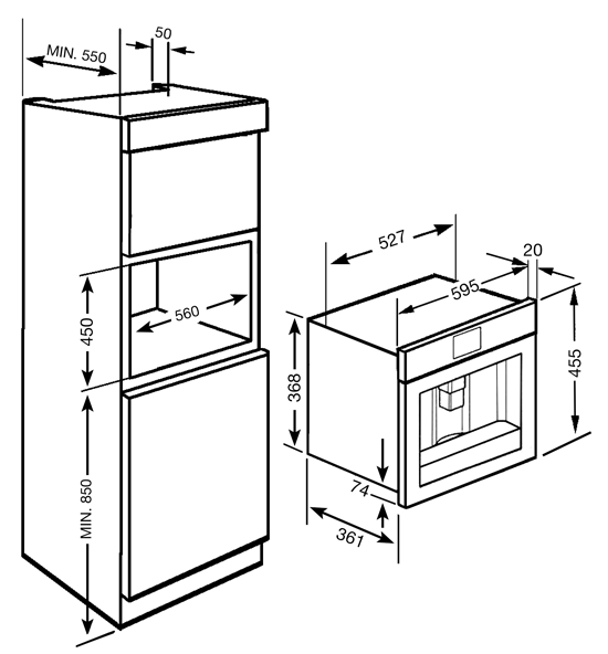 Купить Встраиваемая кофемашина SMEG CM845P-9 — Фото 2