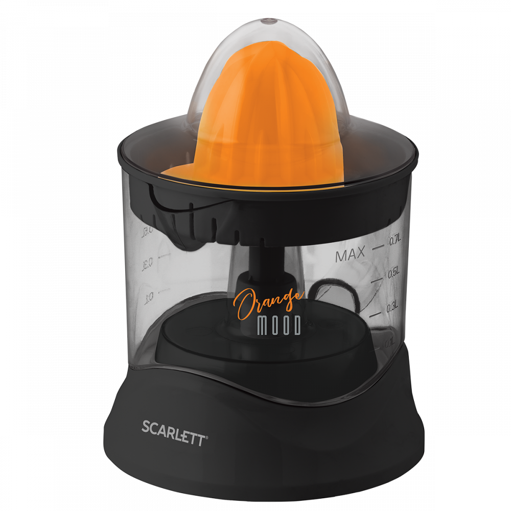 Соковыжималка Scarlett SC-JE50C09 черный/оранжевый																		 — описание, фото, цены в интернет-магазине PT Stores