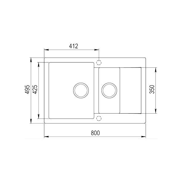 Купить Мойка TEKA CLIVO 60 B-TQ 1 1/2B 1D MARBLE — Фото 3