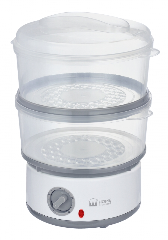 Пароварка HOME-ELEMENT HE-FS1500 серый жемчуг																		 — описание, фото, цены в интернет-магазине PT Stores