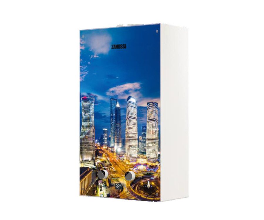 Водонагреватель газовый Zanussi GWH 10 Fonte Glass Metropoli																		 — описание, фото, цены в интернет-магазине PT Stores