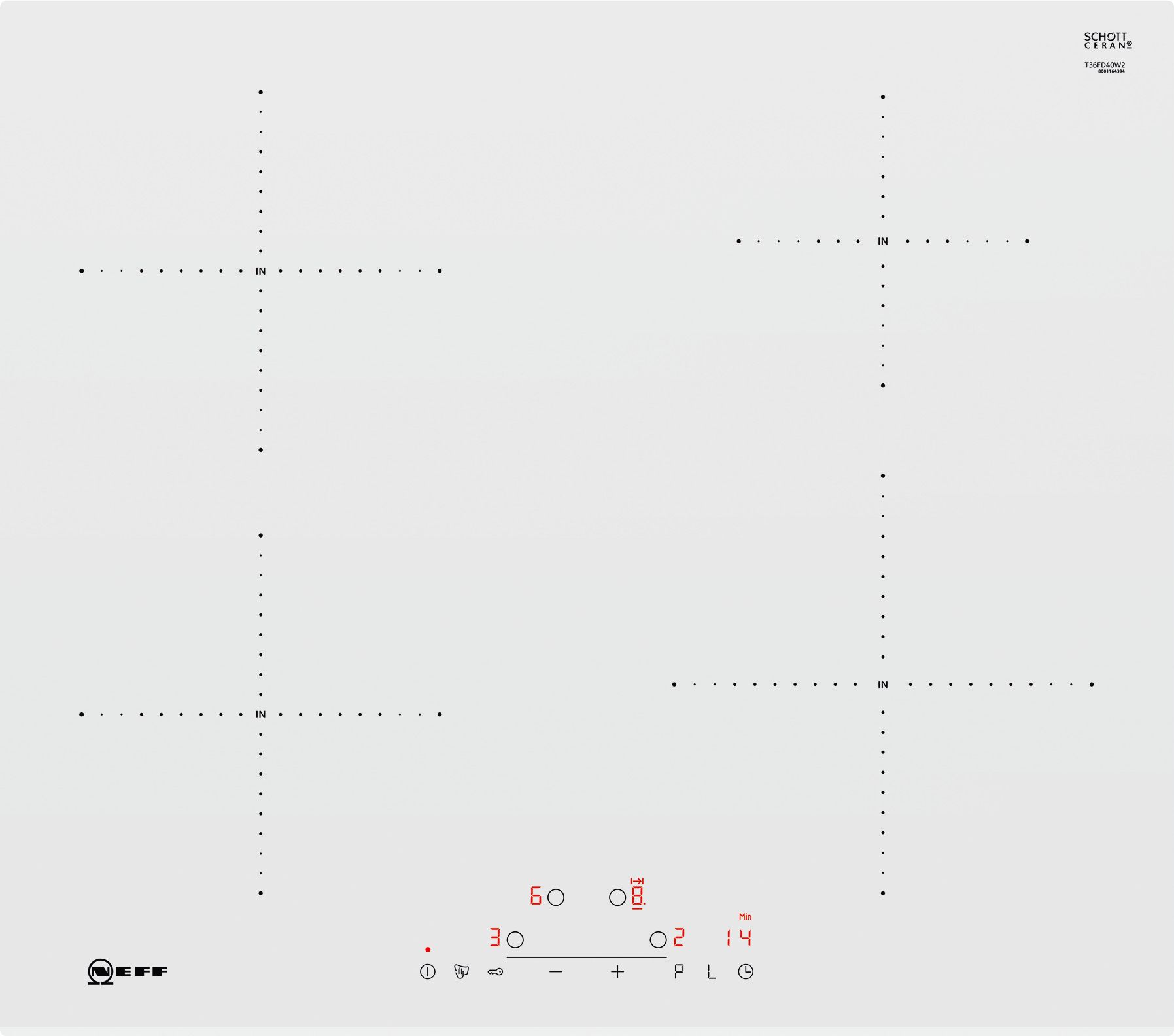 Индукционная варочная панель Neff T36FD40W2																		 — описание, фото, цены в интернет-магазине PT Stores