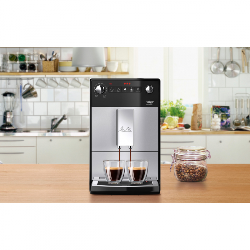 Купить Кофемашина Melitta Caffeo F 230-101 серебристый/черный — Фото 3