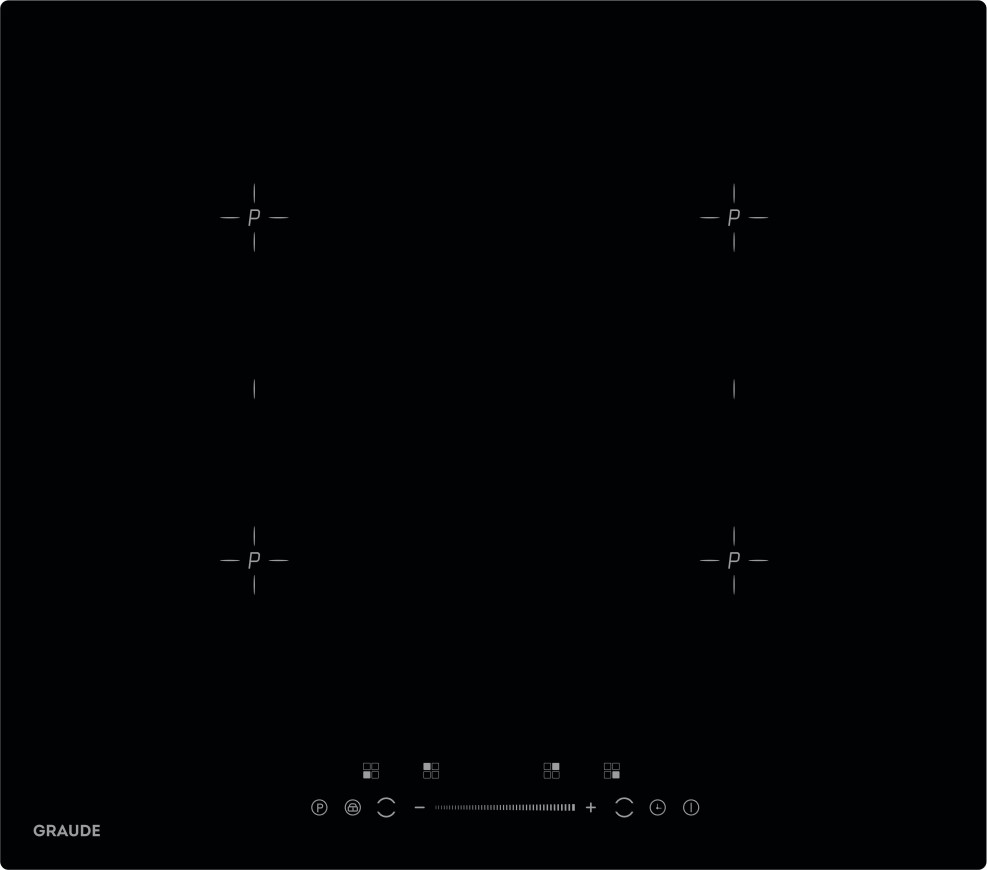 Индукционная варочная панель GRAUDE IK 60.2 B																		 — описание, фото, цены в интернет-магазине PT Stores