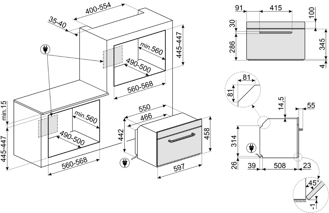 Купить Электрический духовой шкаф Smeg SO4902M1X — Фото 2