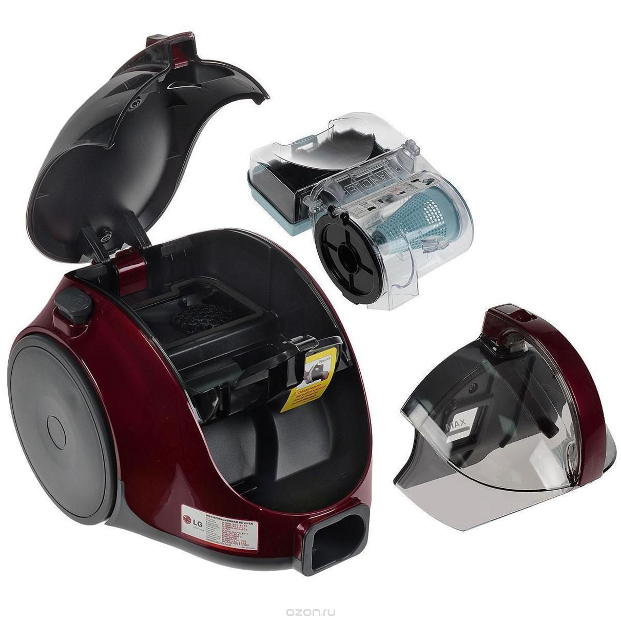 Купить Пылесос LG VK74W46H пурпурный — Фото 3