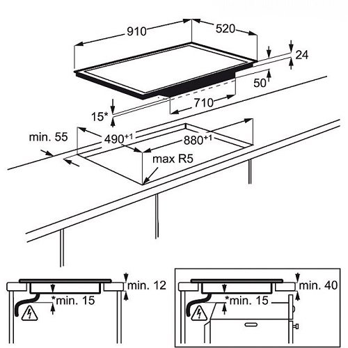 Купить Индукционная варочная панель Electrolux EHH 99967 FZ — Фото 2