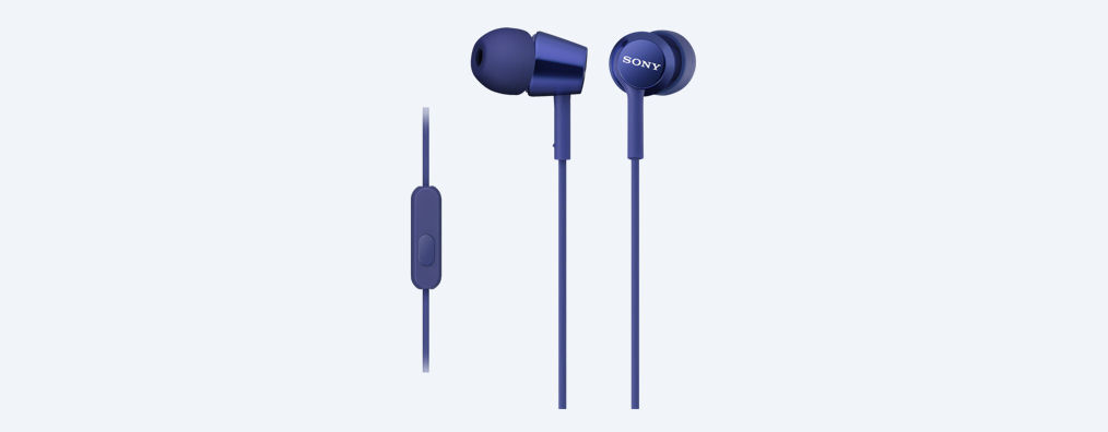 Наушники SONY MDR-EX150AP Blue																		 — описание, фото, цены в интернет-магазине PT Stores