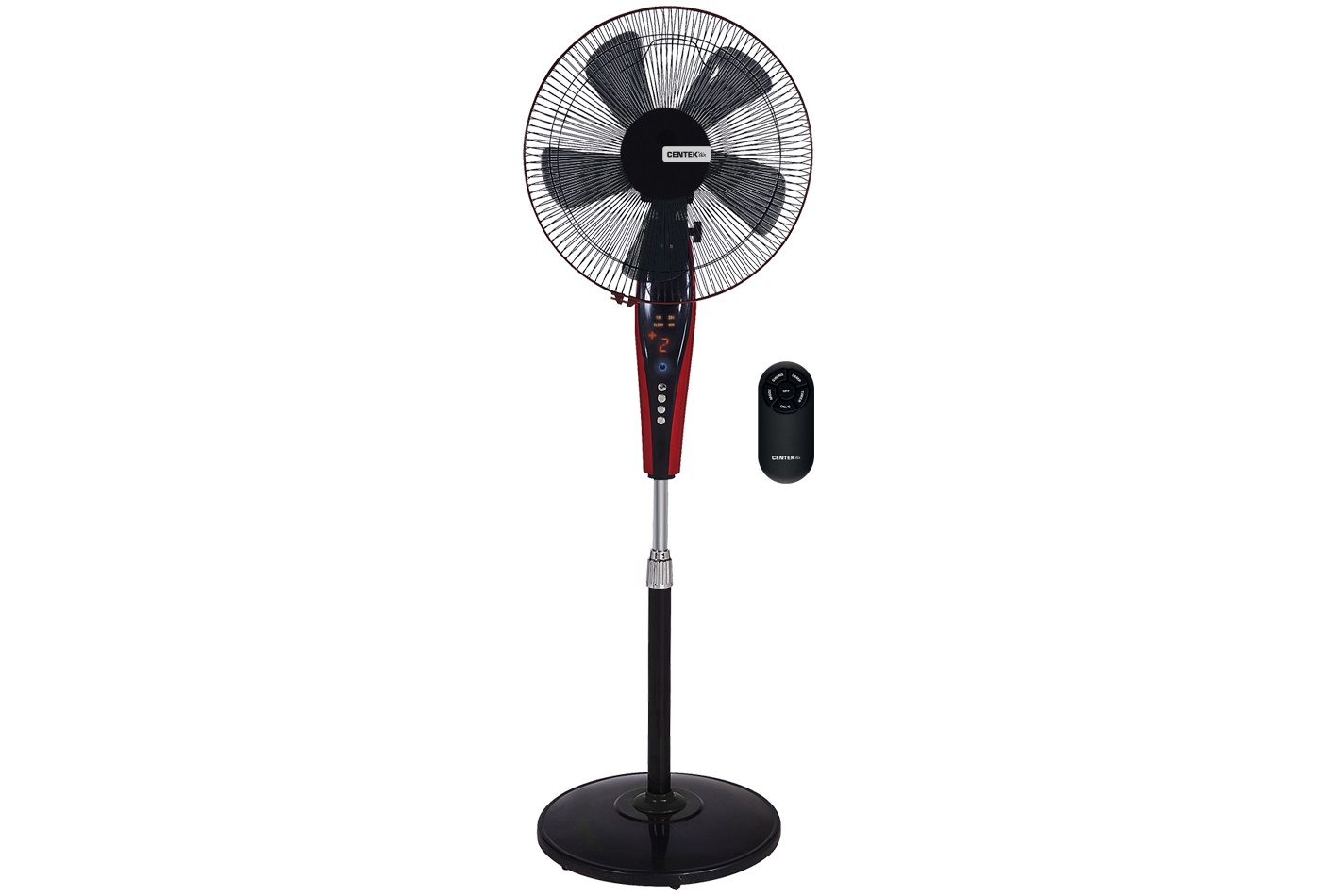 Вентилятор CENTEK CT-5010 черн/красн																		 — описание, фото, цены в интернет-магазине PT Stores