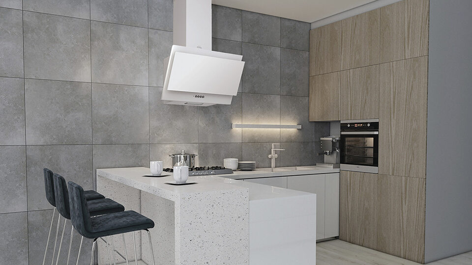 Купить Наклонная вытяжка ELIKOR Титан 60П-430-К3Д белый SM/белый SM — Фото 3