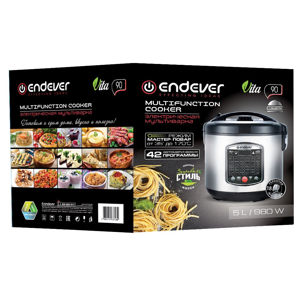 Купить Мультиварка ENDEVER Vita 90 — Фото 2
