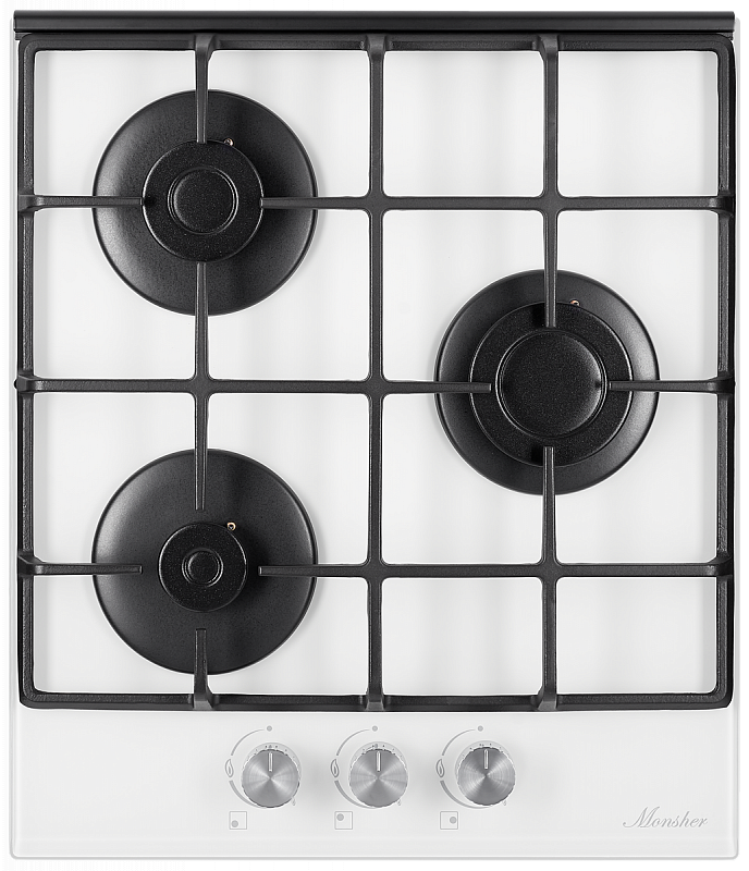 Газовая варочная панель Monsher MHG 43 WG																		 — описание, фото, цены в интернет-магазине PT Stores