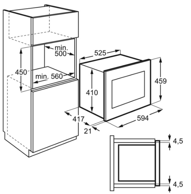 Купить Встраиваемая СВЧ печь Electrolux KMFE264TEX — Фото 5