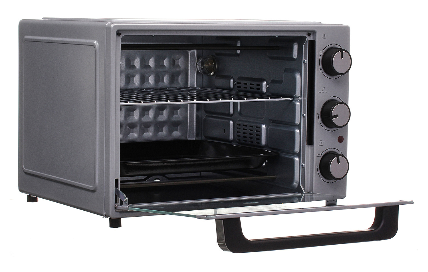 Купить Мини-печь Starwind SMO2004 серебристая — Фото 3