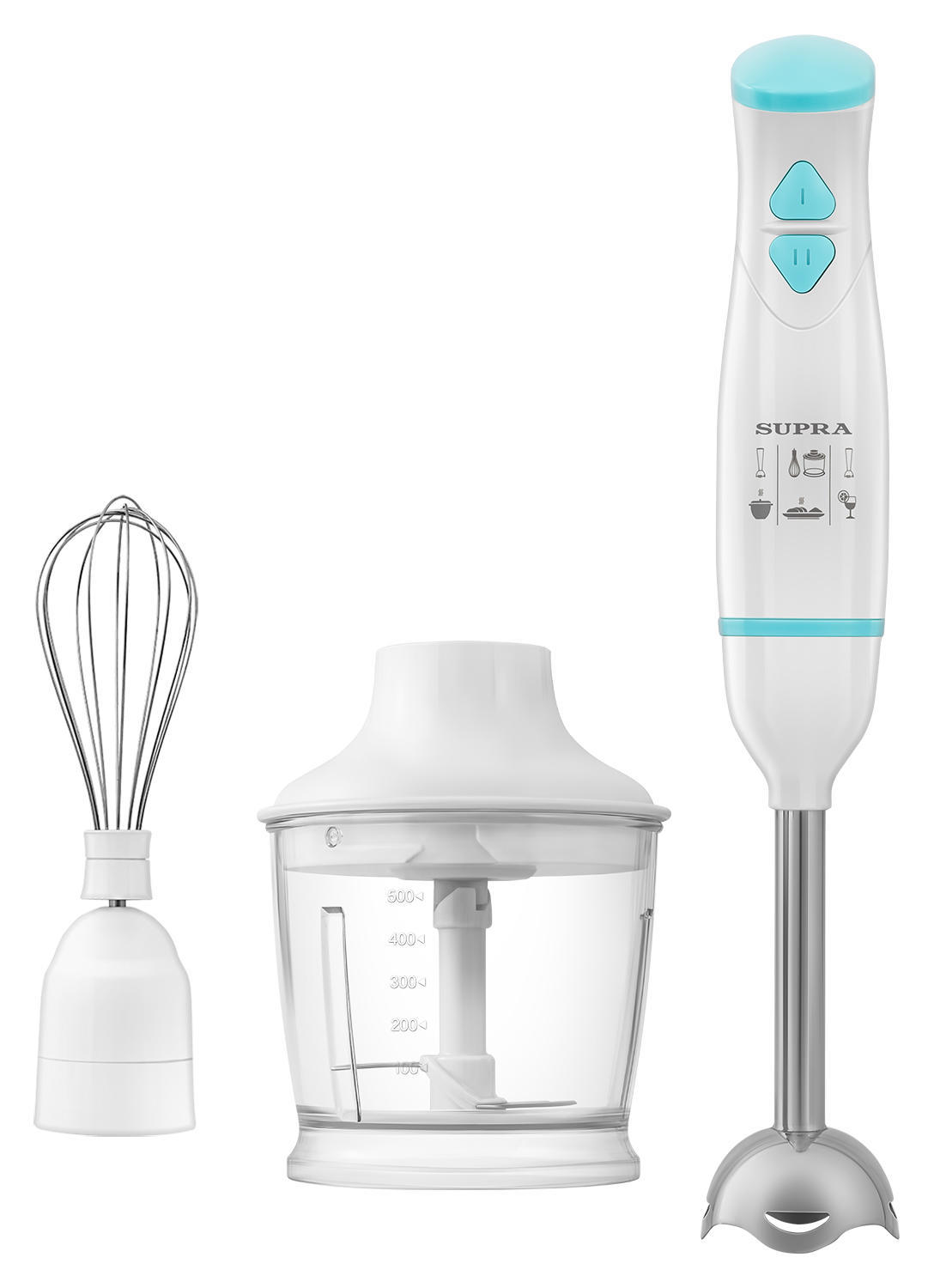 Блендер SUPRA HBS-733 белый/голубой																		 — описание, фото, цены в интернет-магазине PT Stores